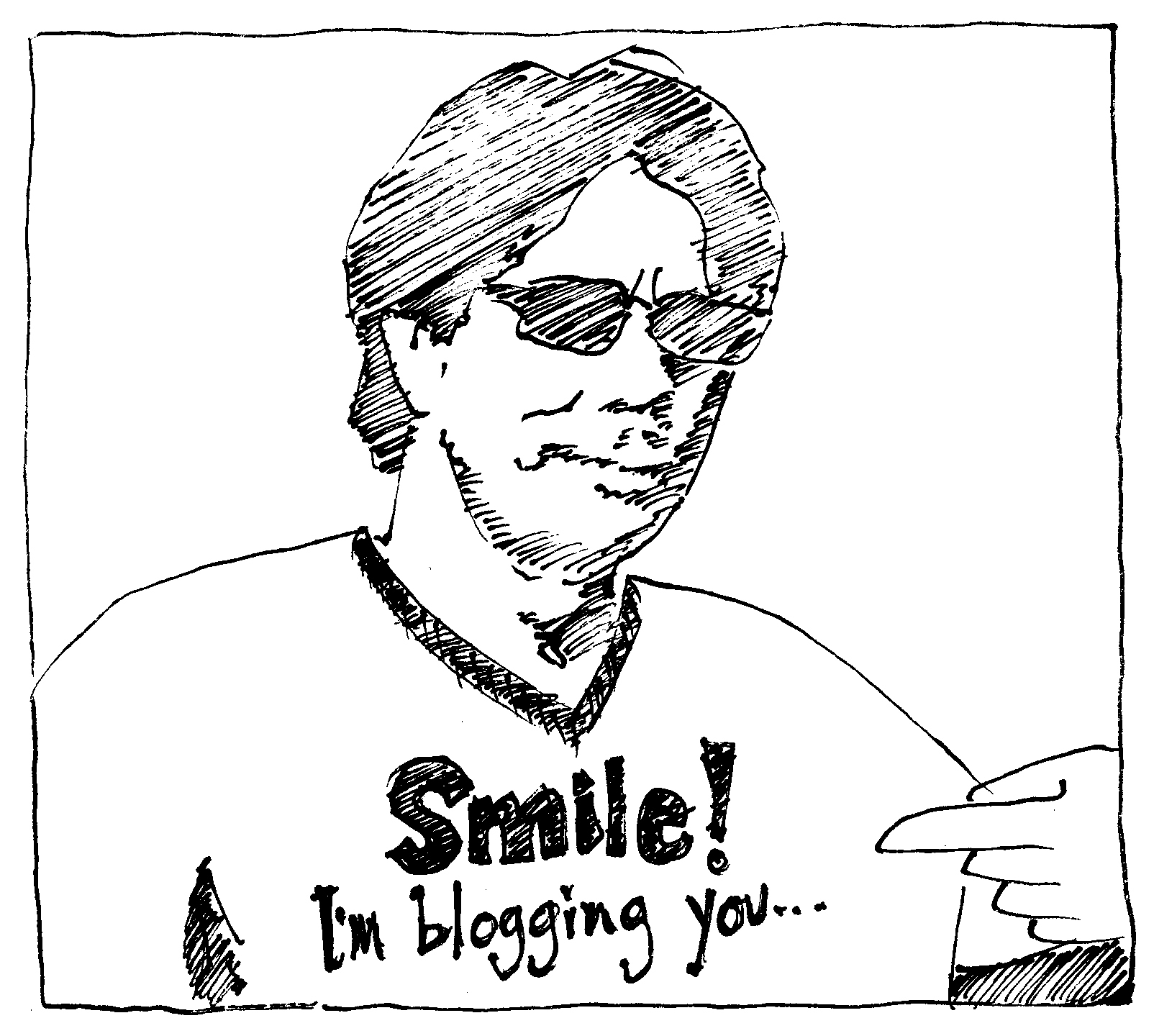 Smile! I'm blogging you... (image of and by virtualDavis)