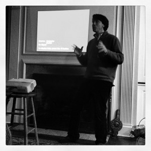 virtualDavis presenting on Digital Storytelling at Adirondack Memoir Retreat 2012