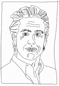 Jerry Seinfeld Doodle